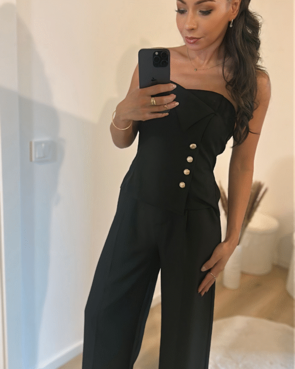 Elegante lange Hose-Schwarz
