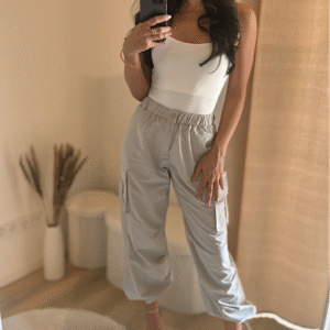 Premium Cargohose-Beige