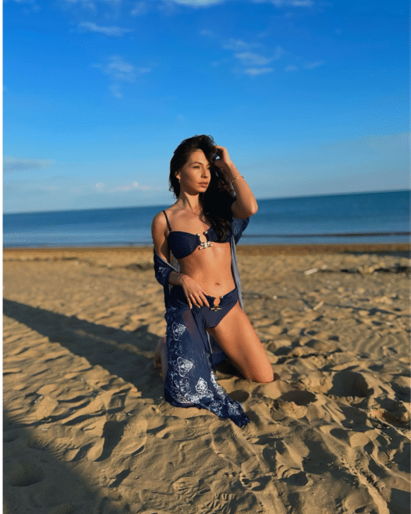 3-teiliges Brazilian- Bikini-Set-schwarz
