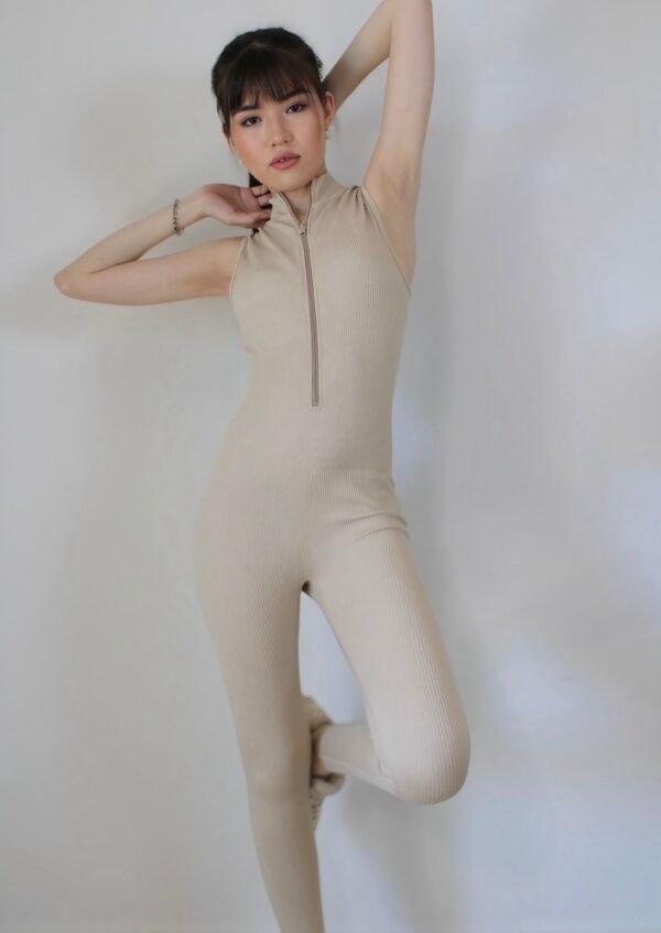 Shaping-Overall  mit langer Hose-Beige – Bild 2
